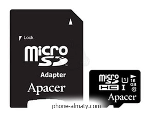 Apacer microSDHC Card Class 10 UHS-I U1 16GB + SD adapter