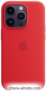 Apple MagSafe Silicone Case  iPhone 14 Pro (PRODUCT)RED