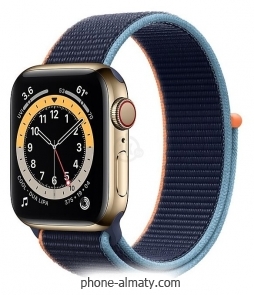 Apple Watch Series 6 GPS + Cellular 40mm Stainless Steel Case with Sport Loop