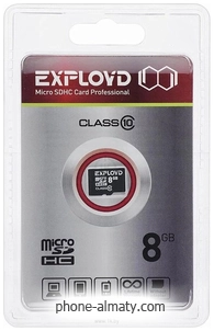 Exployd microSDHC 8GB EX008GCSDHC10-W/A-AD