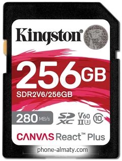 Kingston Canvas React Plus V60 SDXC 256GB