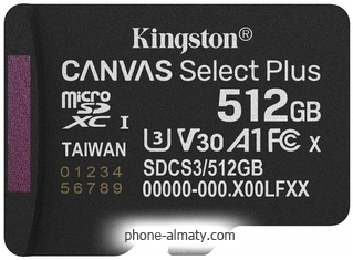 Kingston Canvas Select Plus microSDXC 512GB SDCS3/512GBSP