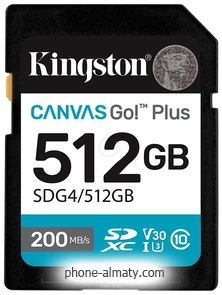 Kingston Canvas Go! Plus SDXC 512GB SDG4/512GB