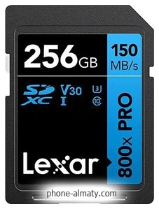 Lexar High-Performance 800x Pro SDXC LSD0800P256G-BNNNG 256GB