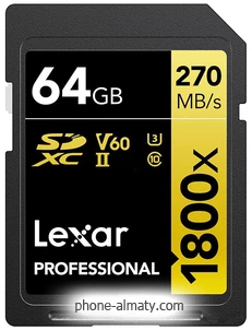 Lexar Professional 1800x SDXC LSD1800064G-BNNNG 64GB