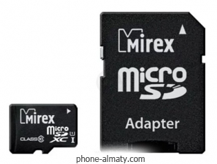 Mirex microSDXC Class 10 UHS-I 128GB + SD adapter