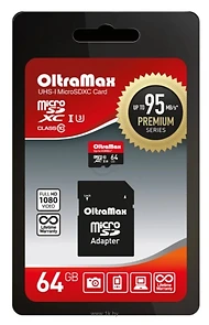 Oltramax Premium OM064GCSDXC10UHS-1-PrU3 microSDXC 64GB ( )