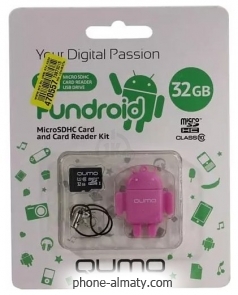 QUMO Fundroid microSDHC QM32GCR-MSD10-FD-pnk 32GB