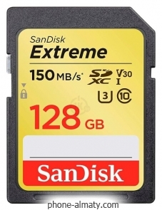 SanDisk Extreme SDXC Class 10 UHS Class 3 V30 150MB/s 128GB