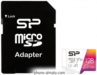 Silicon Power Elite microSDXC SP128GBSTXBV1V20SP 128GB + SD adapter