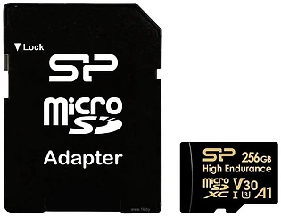 Silicon Power Golden Series High Endurance microSDXC SP256GBSTXDV3V1HSP 256GB ( )