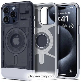 Spigen Classic C1 (MagFit)  iPhone 15 Pro Max ACS06607 ()