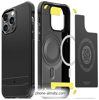 Spigen Rugged Armor MagFit iPhone 14 Pro Max ACS04812 (matte black)