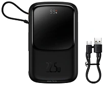 Baseus PPQD060101 Qpow Pro 10000mAh 22.5W Black (PPQD2-10C)