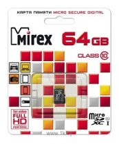 Mirex microSDXC Class 10 UHS-I U1 64GB