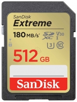 SanDisk Extreme SDXC SDSDXVV-512G-GNCIN 512GB