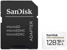 SanDisk High Endurance microSDXC SDSQQNR-128G-GN6IA 128GB + SD adapter