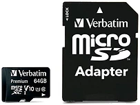 Verbatim Premium 44084 64GB + SD adapter