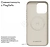 Magssory Eco Leather Case Ivory  iPhone 16 Pro Max CLT029i