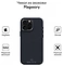 Magssory Eco Leather Case Blue  iPhone 16 Pro Max CLT029b