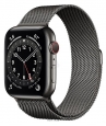 Apple Watch Series 6 GPS + Cellular 44mm Stainless Steel Case with Milanese Loop