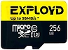Exployd Premium Series microSDXC 256GB EX256GCSDXC10UHS-1-ELU3 W/A-AD